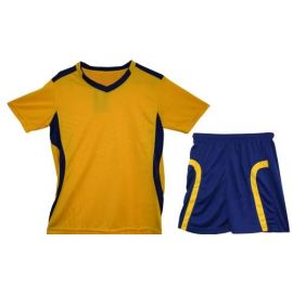 Екип за футбол/ волейбол/ хандбал MAXIMA, детски - жълт със синьо 400658