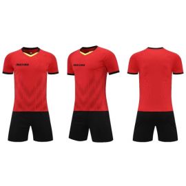 Екип за футбол / волейбол / хандбал MAXIMA, Комплект фланелка с шорти, Червен с черен 400673N
