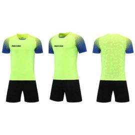 Екип за футбол / волейбол / хандбал MAXIMA, Комплект фланелка с шорти, Електриково зелен с черен 400675