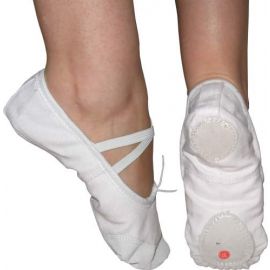 Танцови обувки (меки туфли) MAXIMA, Бели 400701N