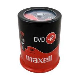DVD-R MAXELL, 4,7 GB, 16x, 100 бр. CAKE BOX