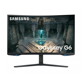 Монитор Samsung Odyssey G6 G650, 32" VA Curved, QHD 2560x1440 , 240Hz, 1 ms, AMD FreeSync, DP, HDMI, Черен