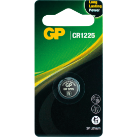Литиева бутонна батерия GP  CR-1225 3V  1 бр. в блистер /цена за 1 бр./