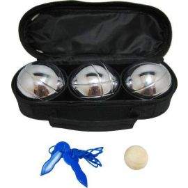 Комплект 3 топки за петанк MAXIMA, Изработени от хромирана стомана 500912