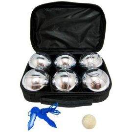 Комплект 6 топки за петанк MAXIMA, Изработени от хромирана стомана 500913