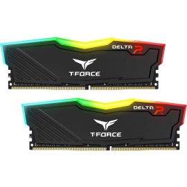 Памет Team Group T-Force Delta RGB Black, DDR4, 32GB (2x16GB), 3600MHz, CL18-22-22-42, 1.35V
