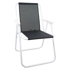 Сгъваем стол MAXIMA, Изработен от стомана и textilene, Дизайн 26 60023026