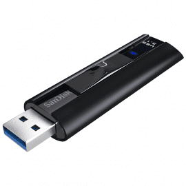 USB памет SanDisk Extreme PRO USB 3.2 Solid State Flash Drive, 128GB, Черен