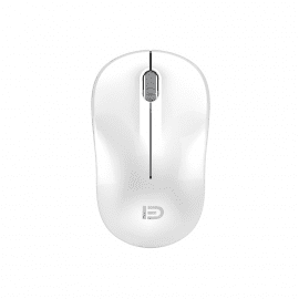 Мишка D V1, Безжична, Бял - 667