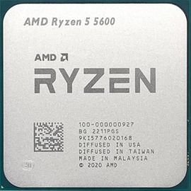 Процесор AMD Ryzen 5 5600, AM4 Socket, 6 Cores, 12 Threads, 3.5GHz(Up to 4.4GHz), 35MB Cache, 65W, Tray