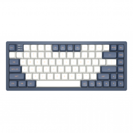 Геймърскa механична клавиатура Dark Project KD83A Ivory/Navy Blue RGB 75% - G3MS Sapphire Switches, PBT