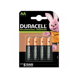 Акумулаторна батерия DURACELL R6 AA, 2500mAh NiMH, 1.2V, 4 бр. в опаковка