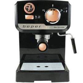 Beper Еспресо машина 1967 / 2017, BC.001, 1140W, 1/2 чаши, 15 bar, черна