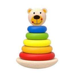 Tooky Toy Дървени Рингове Bear TKF004