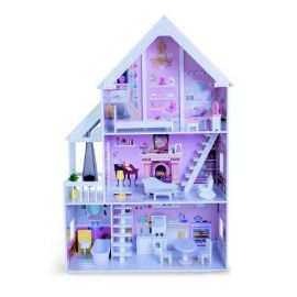 Moni Toys Дървена Къща за кукли Cindarella 4127