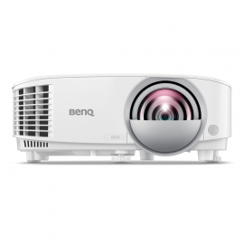 Видеопроектор BenQ MX808STH, DLP, XGA, 3600 ANSI, 20 000:1, Късофокусен, бял