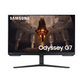 Монитор Samsung Odyssey G7 G70B 32 inch, IPS UHD 3840x2160, 144Hz, 1 ms, HDR 400, G-Sync Compatible, DisplayPort, HDMI, Черен