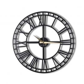 Стенен часовник Bystag 805BSG1104, 50х50 см, Метал, Черен