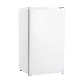 Хладилник Crown DF-90W, 107 kWh/г, 90 l, Клас F, Зона с нулева температура, LED осветление в хладилната част, Статична охлаждаща система, Бял