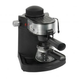 Еспресо машина за мляно кафе Hausberg HB 3715, 3.5 bar, 650 W, 4 чаши, Черен