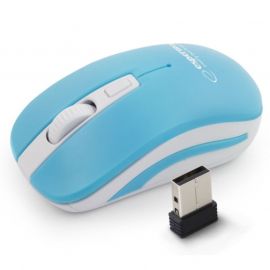 Безжична мишка Esperanza EM126WB, Bluetooth, 800/1200/1600 DPI, Батерии, Син/бял