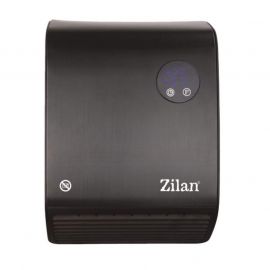 Вентилаторна печка за стена Zilan ZLN5633, 2000W, LED, Засичане на отворен прозорец, Таймер, 10-49 градуса, IPX2, Черен