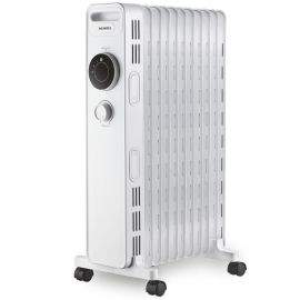 Маслен радиатор Kumtel KUM-1230S, 2300 W, 3 степени, До 25m2, Термостат, Бял