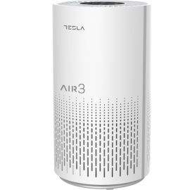 Пречиствател на въздух Tesla Tapa 3, 35W, Smart, Wi-Fi, HEPA филтър, Таймер, До 22 м2, Бял