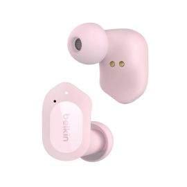 Безжични слушалки Belkin Soundform Play True Wireless, Розови AUC005btPK