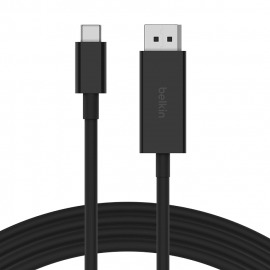 Кабел Belkin USB-C към DisplayPort 1.6 2M, Черен AVC014bt2MBK