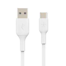 Kабел Belkin BOOST Charge USB-C to USB-A , Бял CAB001bt0MWH