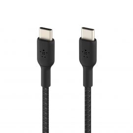 Кабел Belkin BOOST CHARGE Braided, USB-C to USB-C, 1 М CAB004bt1MWH