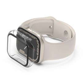 Защитен екран с покритие 2 в 1 + калъф за Apple Watch Series 7 44/45mm, Belkin, Прозрачен OVG004zzCL