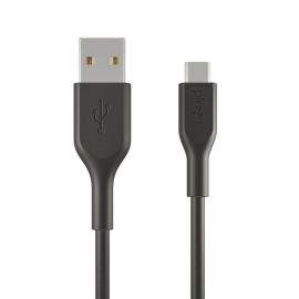 Кабел Belkin Playa USB-A към micro USB 1M, Черен PMBK2005bt1MPBB