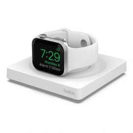 Преносимо скоростно зарядно устройство Belkin BOOST↑CHARGE™ PRO за Apple Watch, Бял WIZ015btWH
