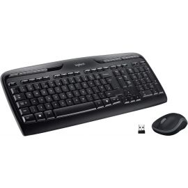 Kомплект клавиатура с мишка Logitech MK330, Безжичен, 2.4 GHz, Черен
