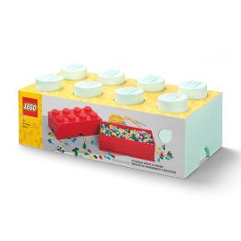 LEGO® кутия за съхранение - Тухличка 8, светло синя 3 - 12г. Унисекс   024004