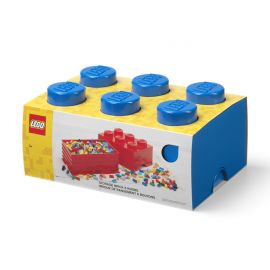 LEGO® кутия за съхранение - Тухличка 6, светло синя 3 - 12г. Унисекс   024032