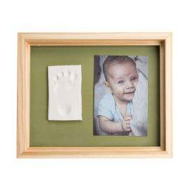 Отпечатък с органична глина Baby Art Pure Frame рамка, цвят Natural 0 - 2г. Унисекс Baby Art  0760181