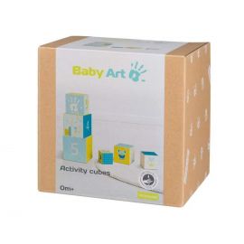 Активни кубчета за кула с отпечатъци с боички Baby Art 0 - 2г. Унисекс Baby Art  0798171