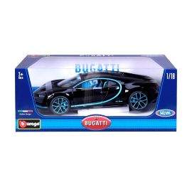 Bburago Bburago Plus - модел на кола 1:18 - Bugatti Chiron, черен 3+ г. Момче Plus 1:18  0931440