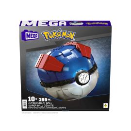 Mega Bloks Покемон Mega Construx, Джъмбо поке топка, синя 10+ г. Момче Mega Construx Покемон 175258