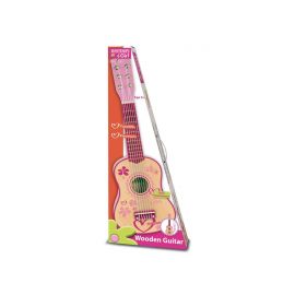 Bontempi Bontempi - Класическа дървена китара за момиче 55см. 5 - 10г. Момиче Instruments  191329