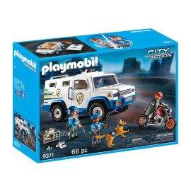 Playmobil Playmobil - Полицейски транспорт за пари 4 - 10г. Унисекс City Action  2909371