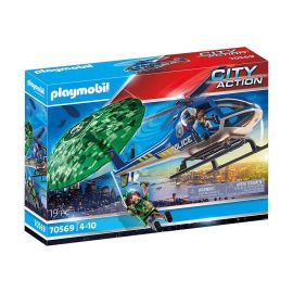 Playmobil Playmobil - Полицейско преследване с хеликоптер 4 - 10г. Момче City Action  2970569