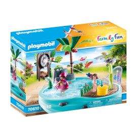 Playmobil Playmobil - Малък басейн с пръскачка за вода 4 - 10г. Унисекс Family Fun  2970610