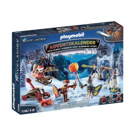 Playmobil Playmobil - Коледен календар Новелмор: Битката в снега 4 - 10г. Унисекс Advent Calendar  2971346