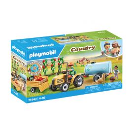 Playmobil Playmobil - Трактор с ремарке и цистерна за вода 4 - 10г. Унисекс Country  2971442
