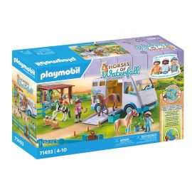 Playmobil Playmobil - Мобилна школа по конна езда 4 - 10г. Момиче Horses of Waterfall  2971493