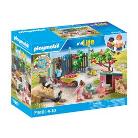 Playmobil Playmobil - Малка ферма за пилета в градината на Tiny House 4 - 10г. Унисекс My Life  2971510